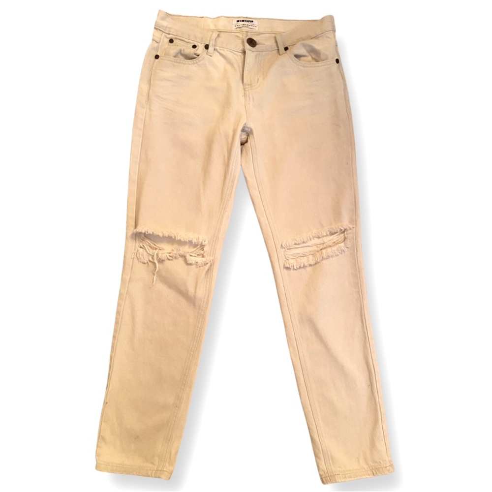One Teaspoon cream/off white jeans size 26